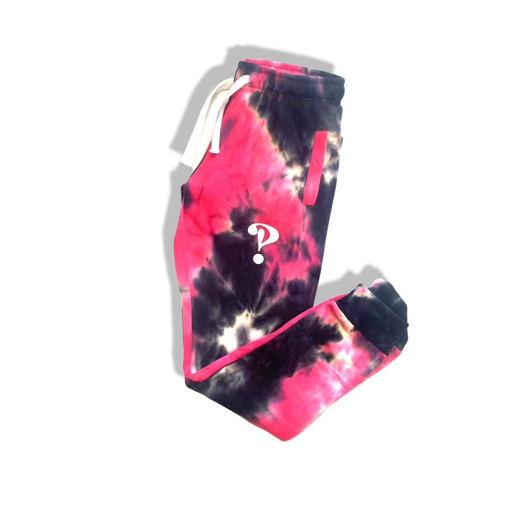 (Logo) Women's Sweatpants 'Pink Tie Dye'