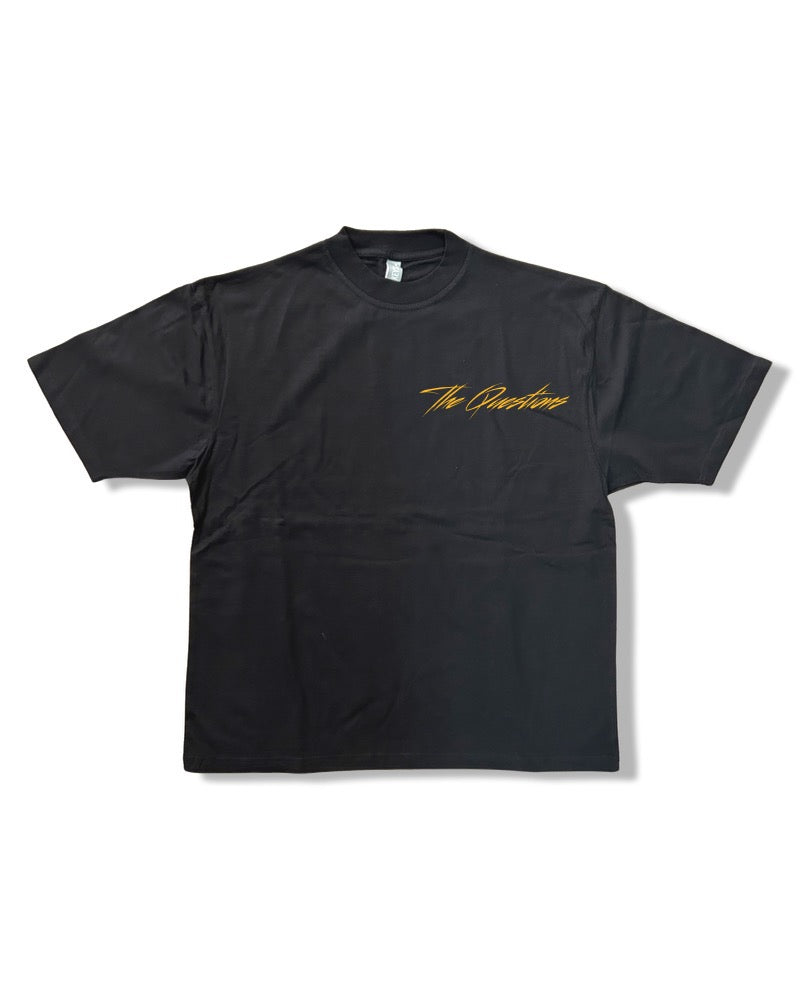(Logo) Lakers T-Shirt `Black/Yellow’