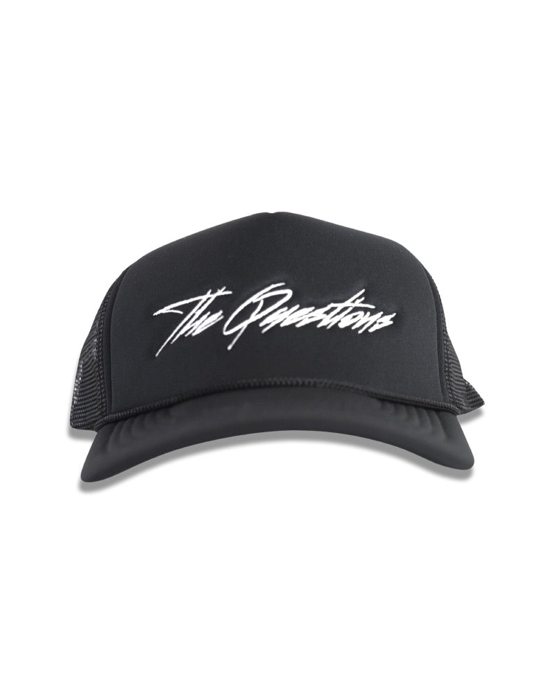 (Script) Trucker Cap `Black/Black’