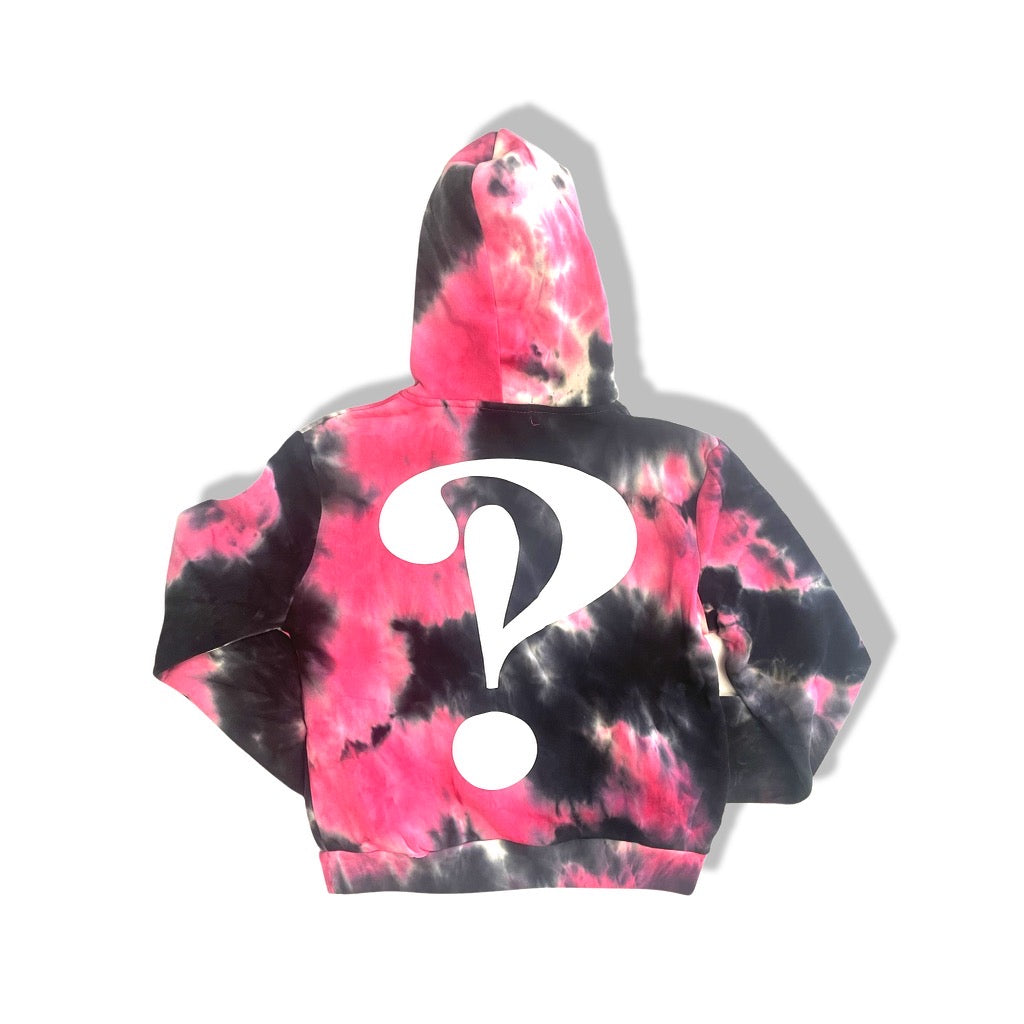 (Logo) Women's Hoodie 'Pink Tie Dye'