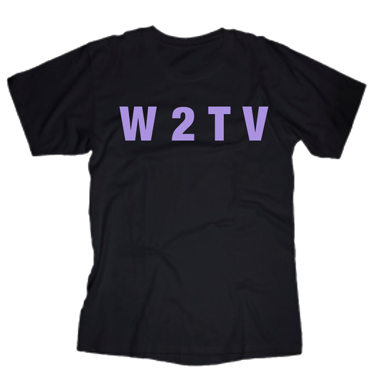 (W2TV Romell x The Questions) T-Shirt 'Black/Purple'